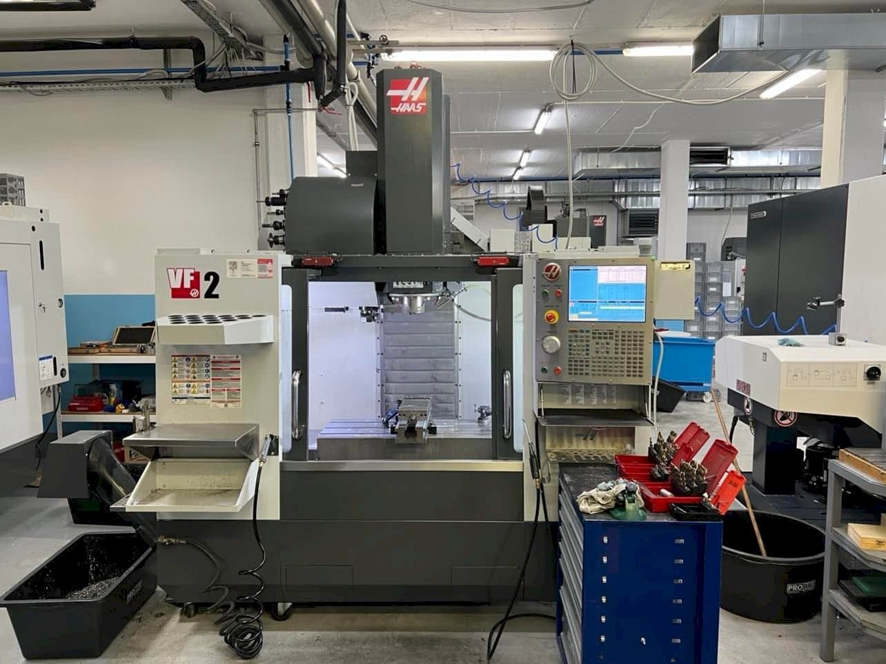 Vooraanzicht  van HAAS VF-2  machine