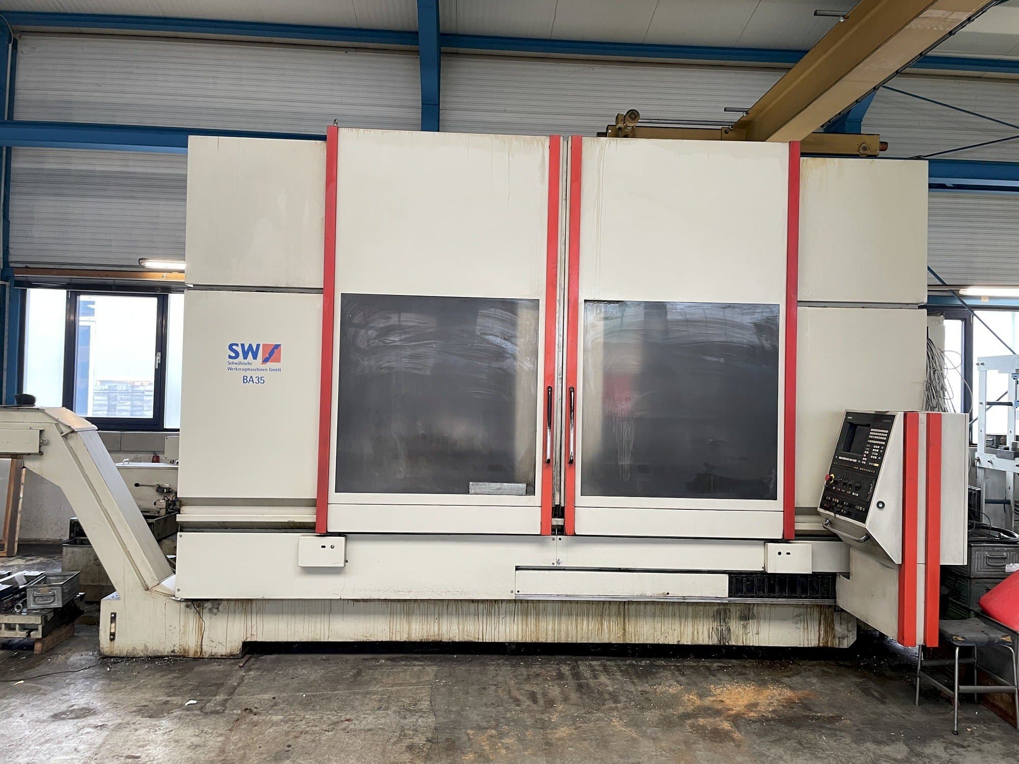 Vooraanzicht  van SW BA 35  machine