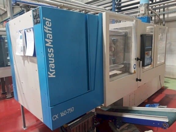 Vooraanzicht van Krauss Maffei KM 160-750 CX machine