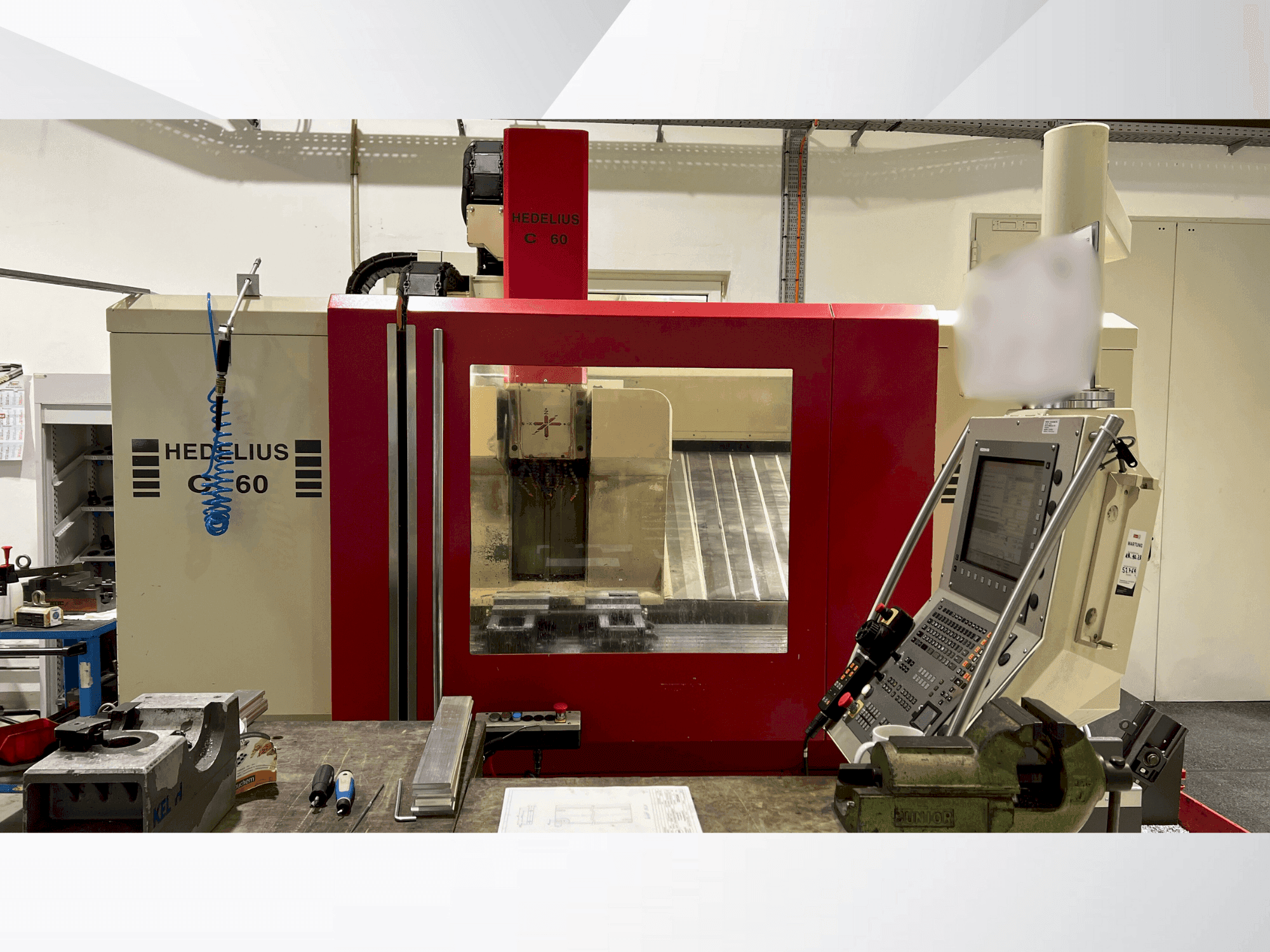 Vooraanzicht van HEDELIUS C60S-1200 machine