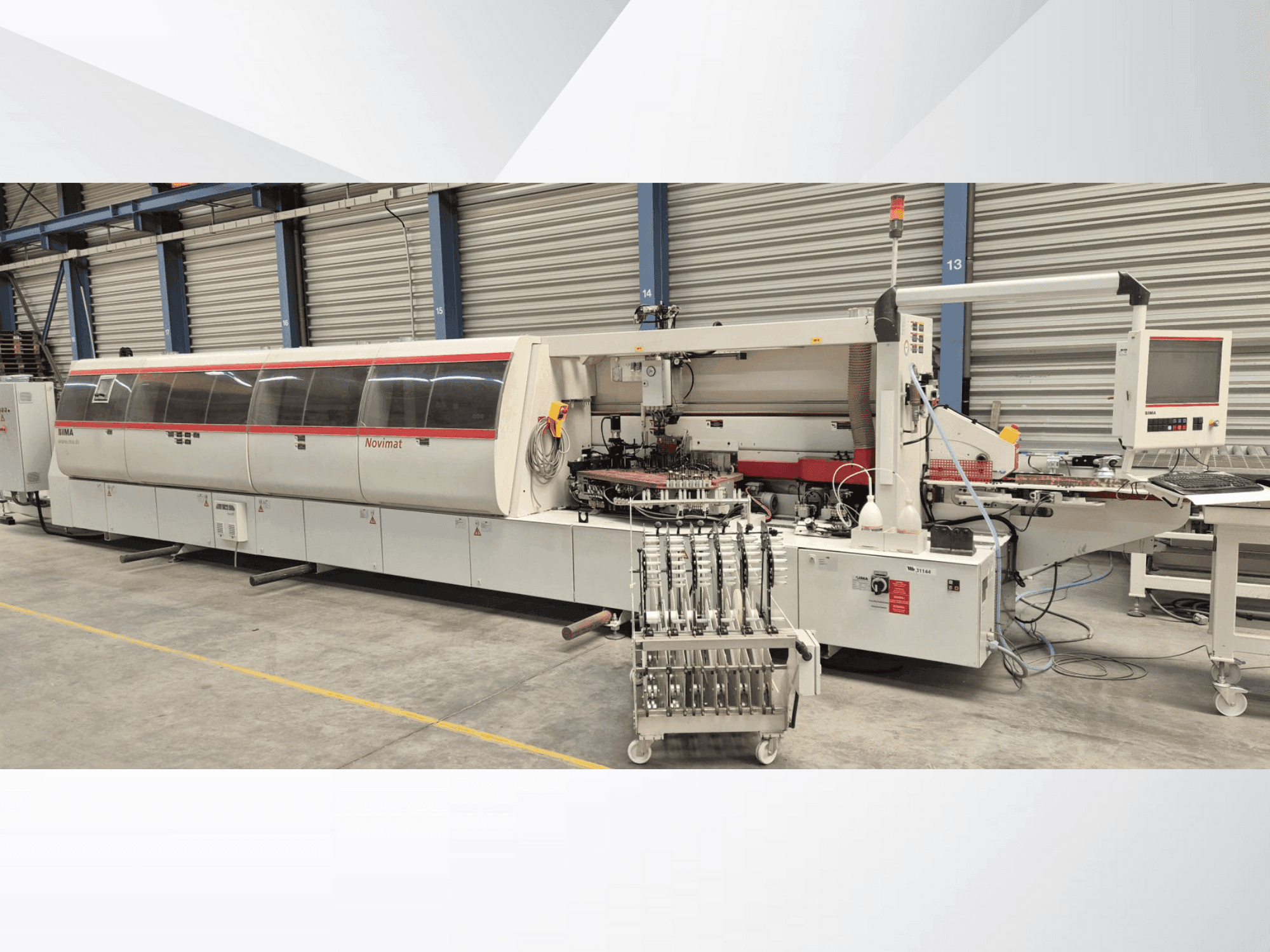 Vooraanzicht van IMA Novimat Concept / I / G80 / 440 / R3 machine