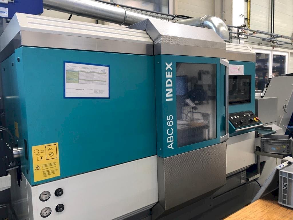 Vooraanzicht van Index ABC65 machine