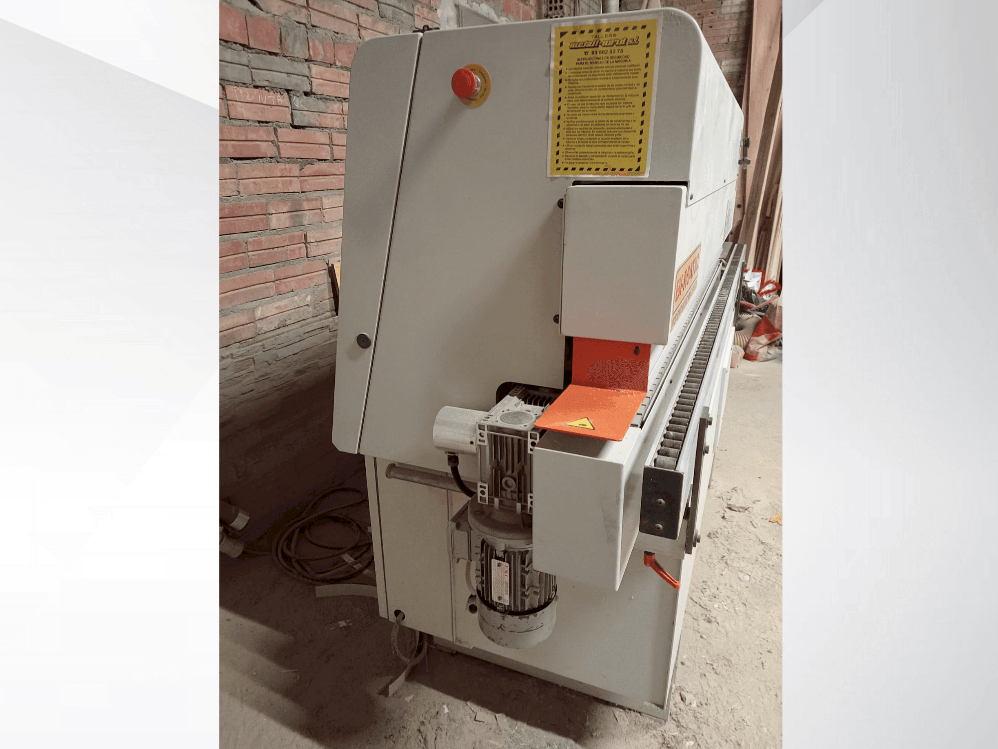 Vooraanzicht van Bi Matic CH 2.2 machine