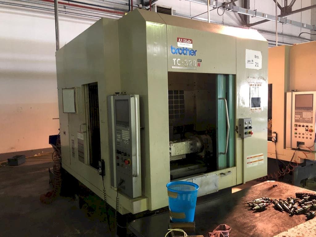 Vooraanzicht van Brother TC 32B machine