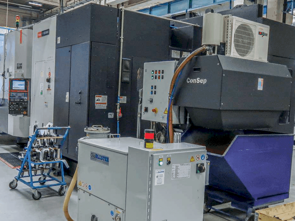 Vooraanzicht van Mazak NEXUS HCN 6000 II machine