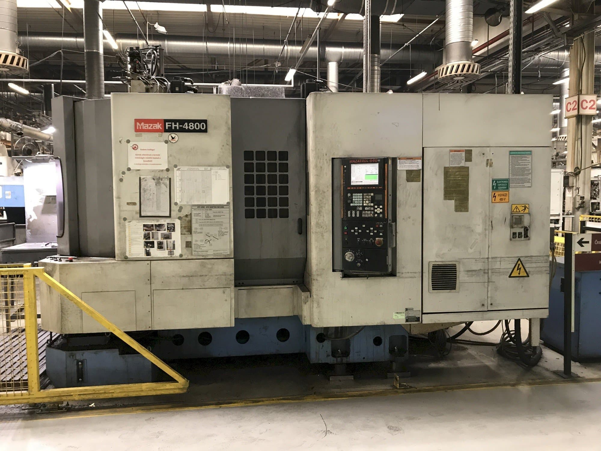 Vooraanzicht van Mazak FH-4800 40T machine