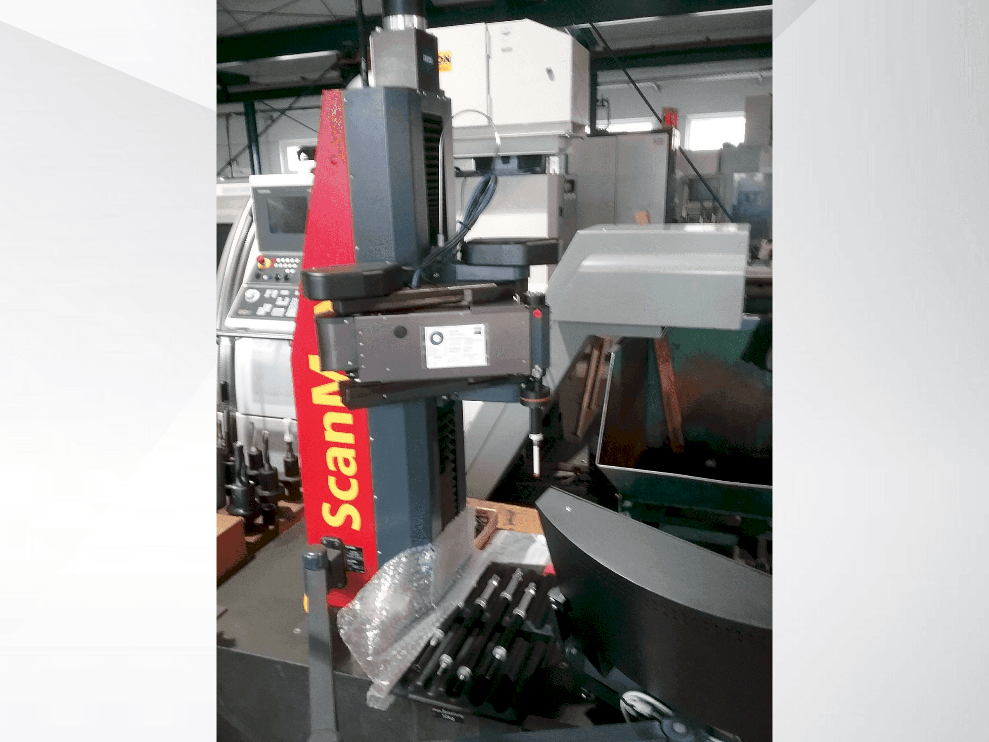 Vooraanzicht van ZEISS ScanMax machine