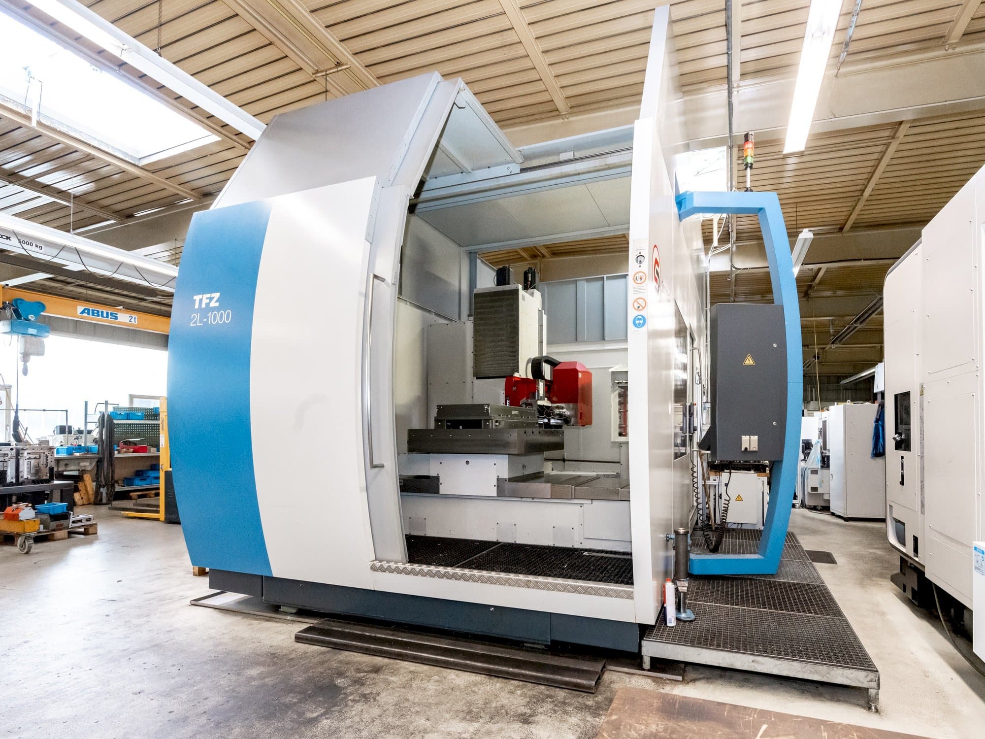 Vooraanzicht van SAMAG TFZ 2L-1000 machine