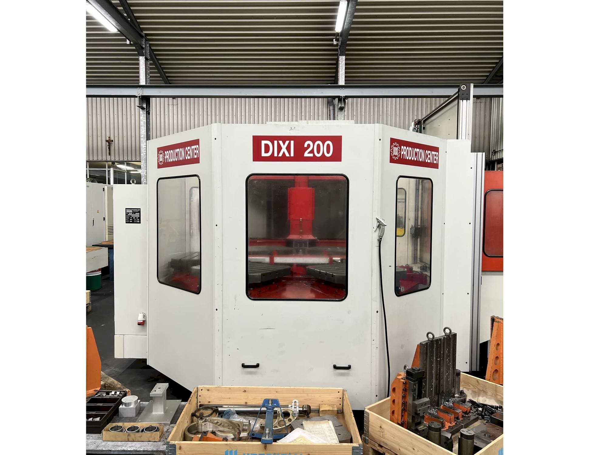 Vooraanzicht van DIXI 200 machine