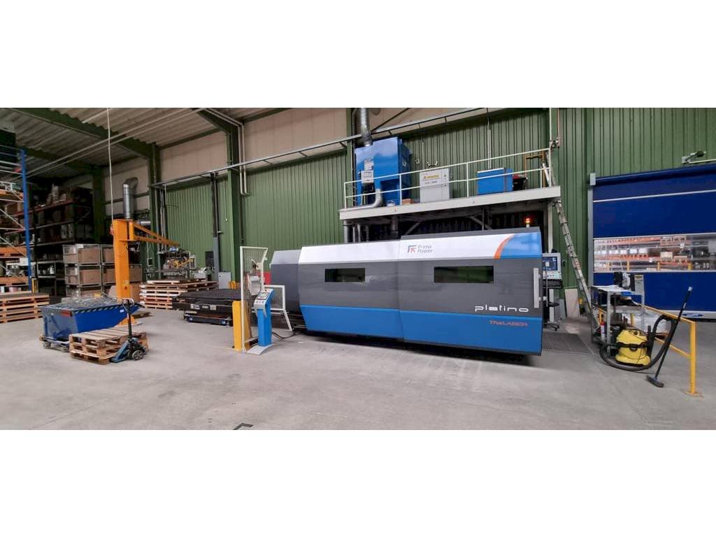 Vooraanzicht van Prima Power Platino Fiber machine