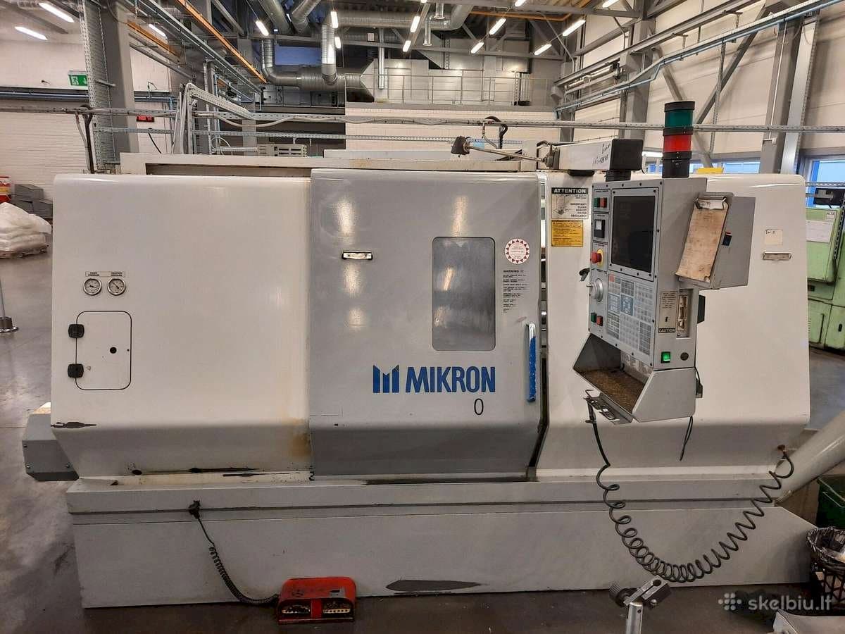 Vooraanzicht van MIKRON-HAAS LCE860T machine