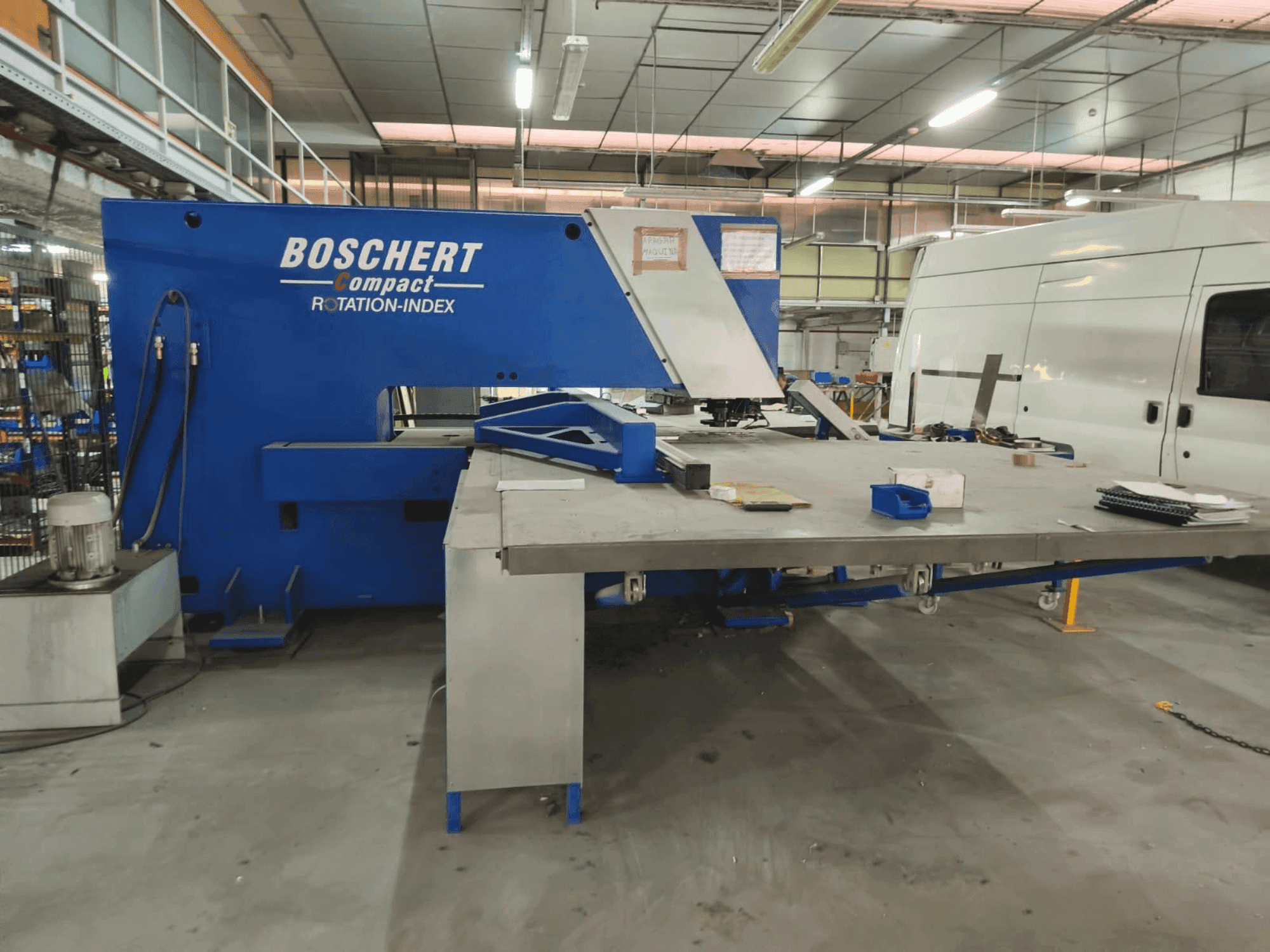 Vooraanzicht van BOSCHERT Compact 1250 Rota machine