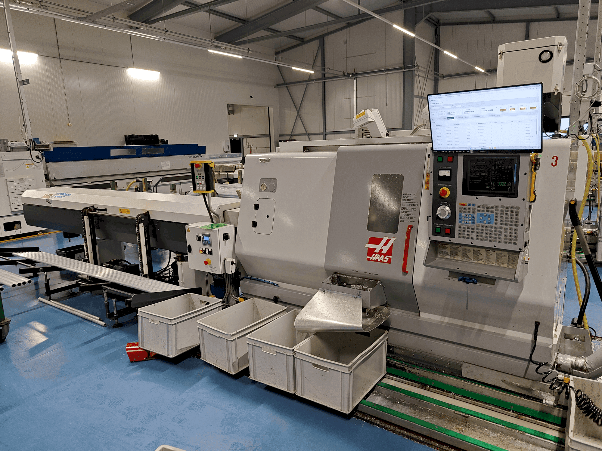 Vooraanzicht van HAAS SL-20HE (2002) machine