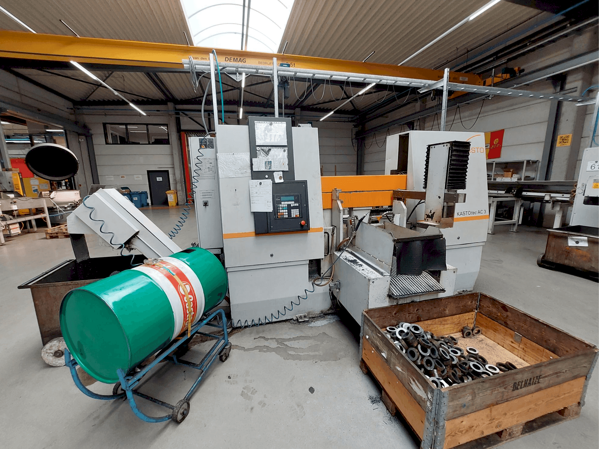 Vooraanzicht van KASTO tec A3 machine