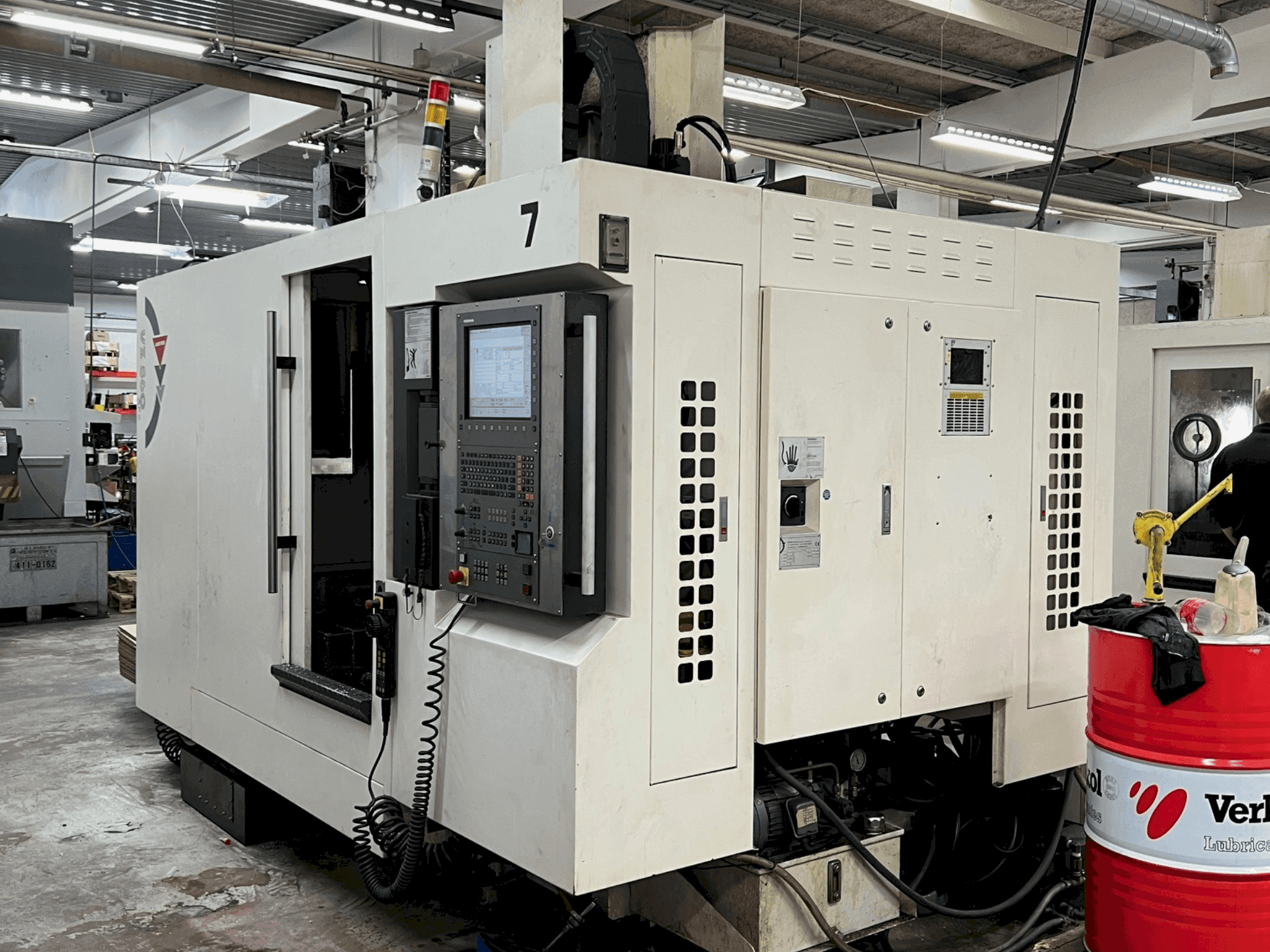 Vooraanzicht  van WEMAS VZ 860 APC  machine