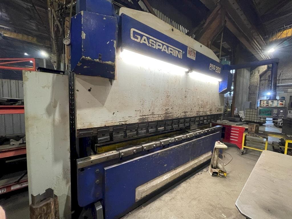 Vooraanzicht van GASPARINI PSG 200/4000 machine