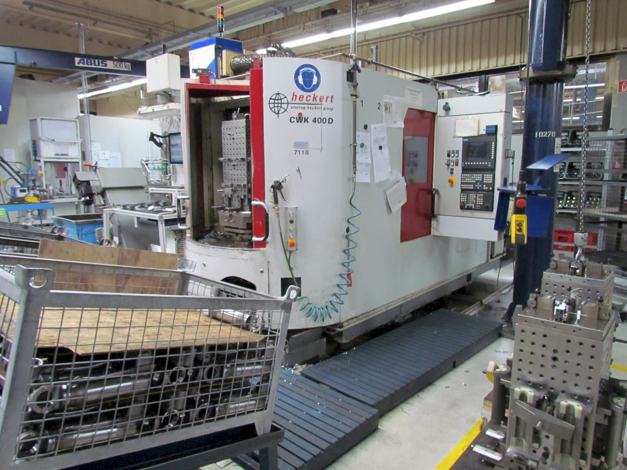 Vooraanzicht van Heckert CWK 400 D machine