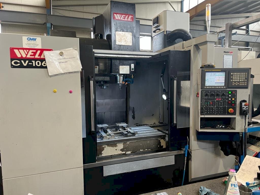 Vooraanzicht  van Wele									 CV 1060  machine