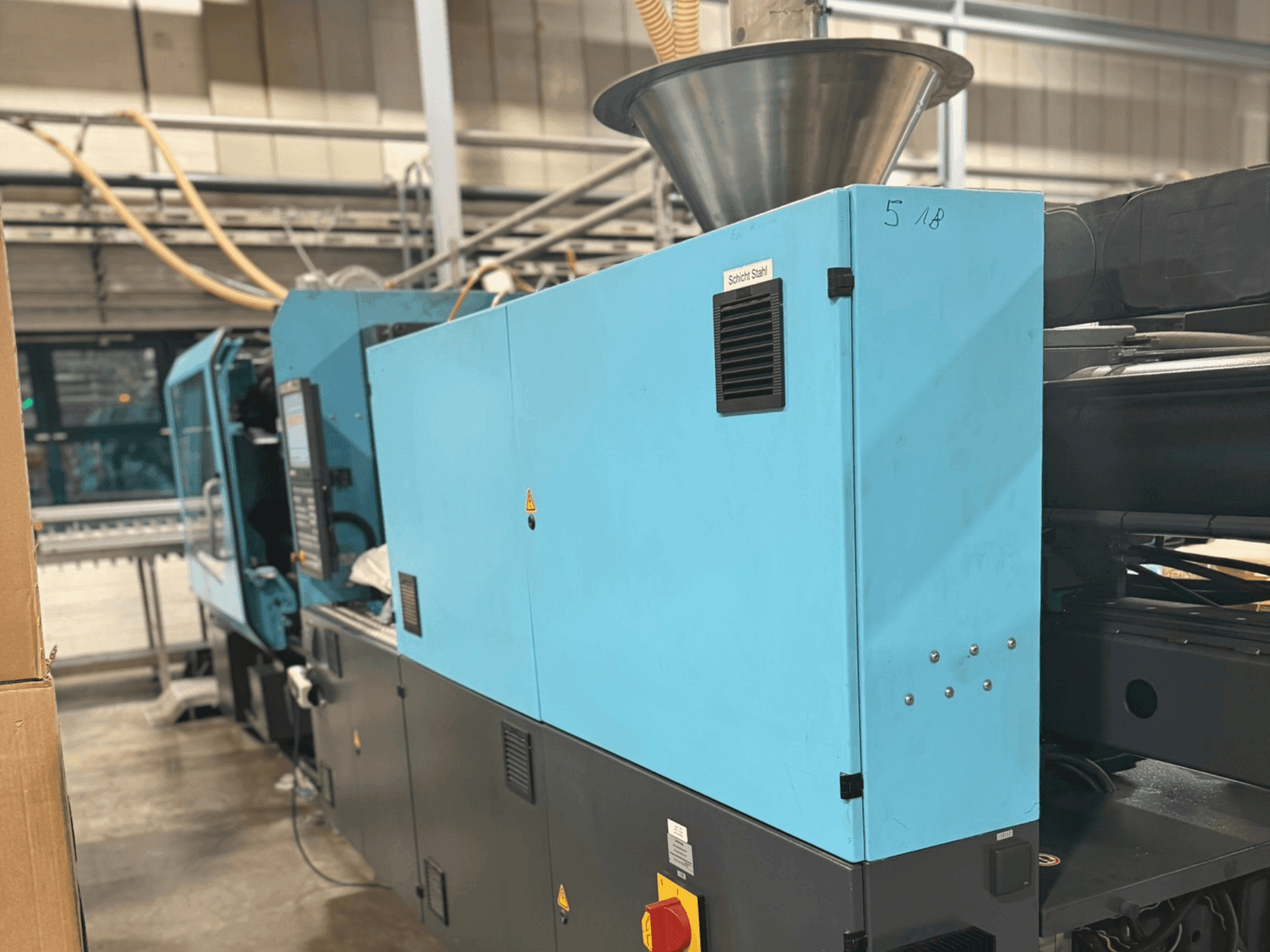 Vooraanzicht van SUMITOMO SHI DEMAG El-Exis S250/630-1600 machine