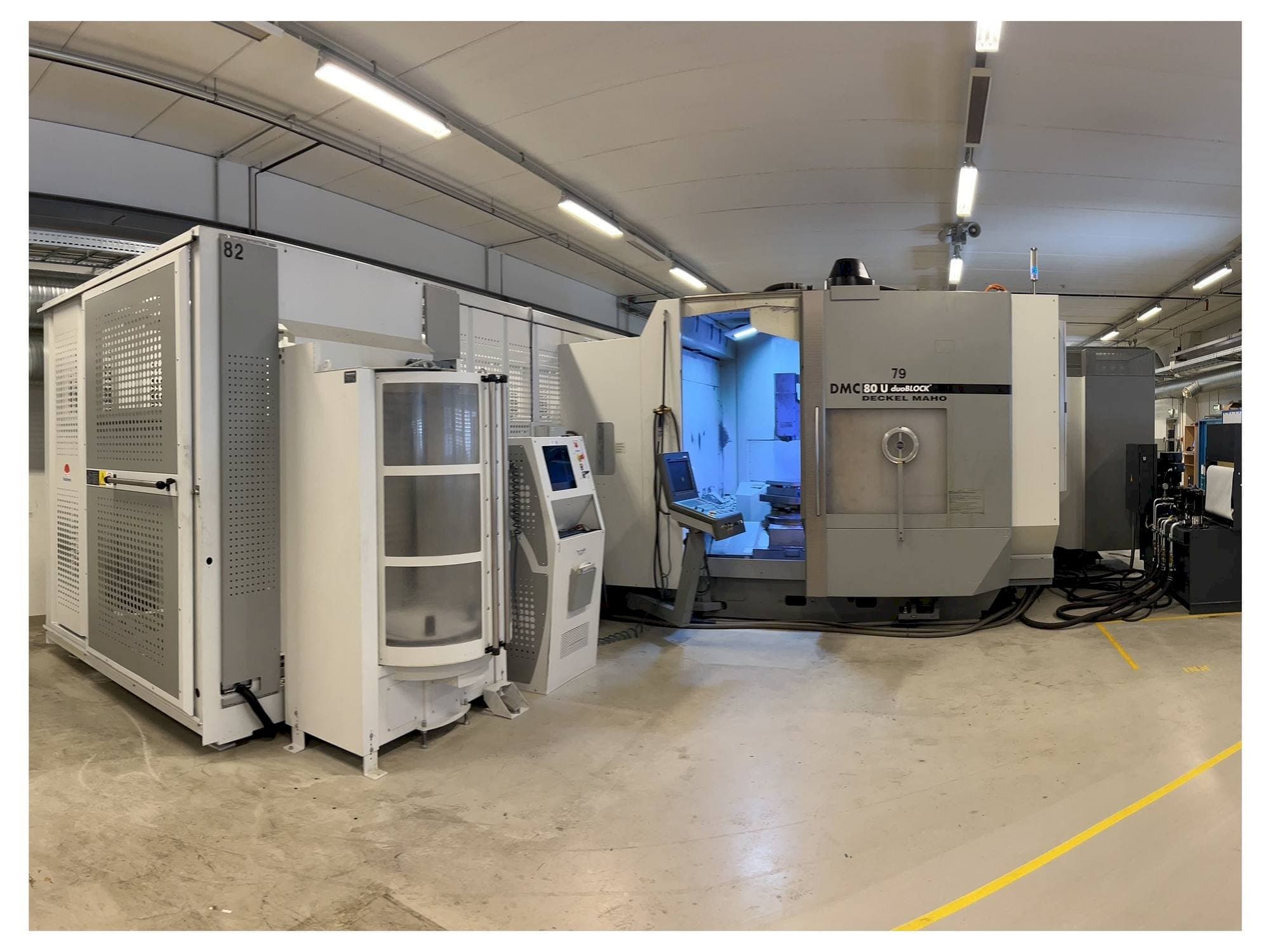 Vooraanzicht  van DMG DMC 80 U duoBLOCK  machine