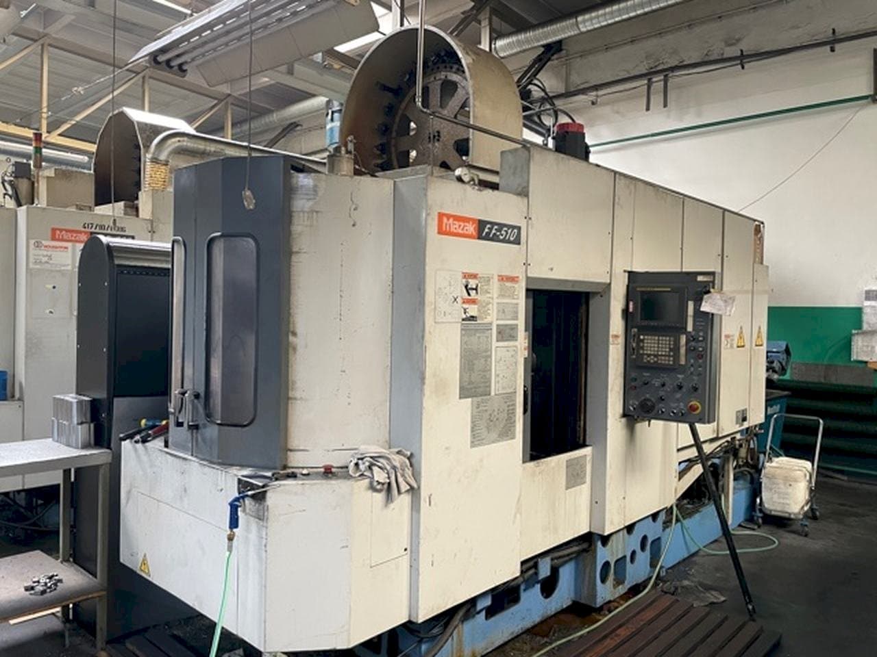 Vooraanzicht van Mazak FF510 machine