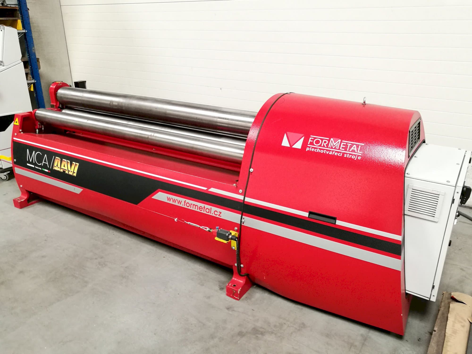 Recht aanzicht van Davi MCA 2017 machine