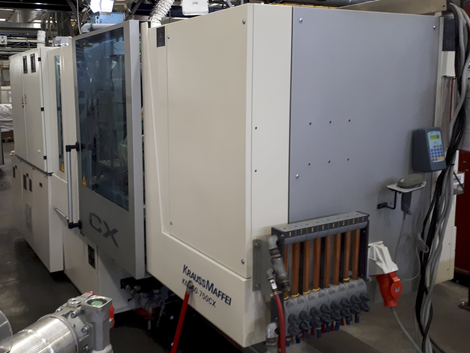 Vooraanzicht van Krauss Maffei 160-750 CX machine