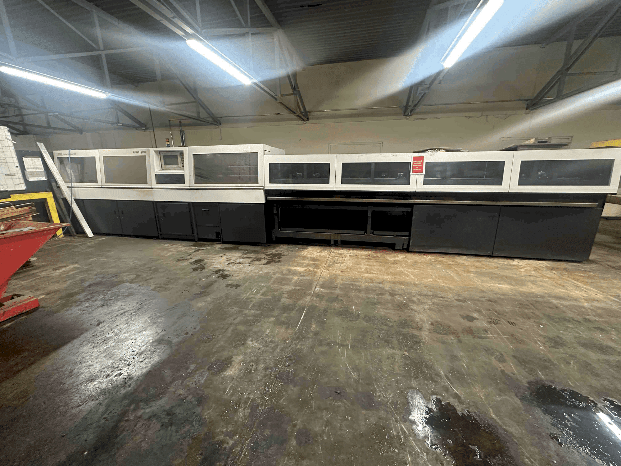 Vooraanzicht van RALC Conni Nouva Lybra machine