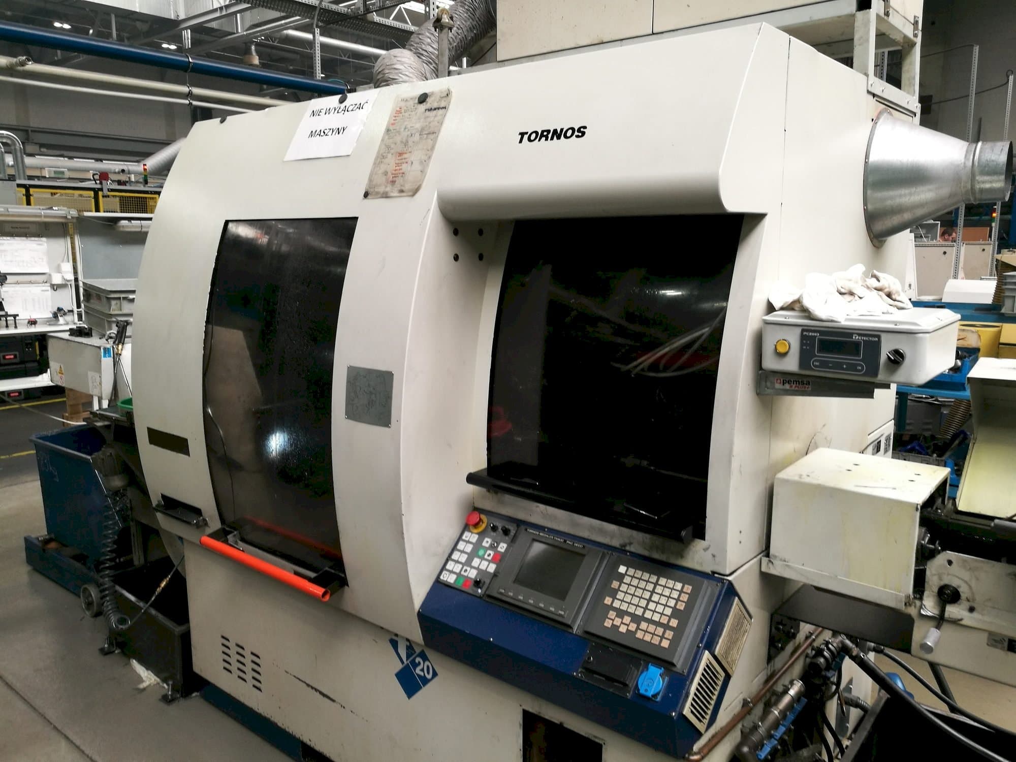 Vooraanzicht  van Tornos Deco-2000/20  machine