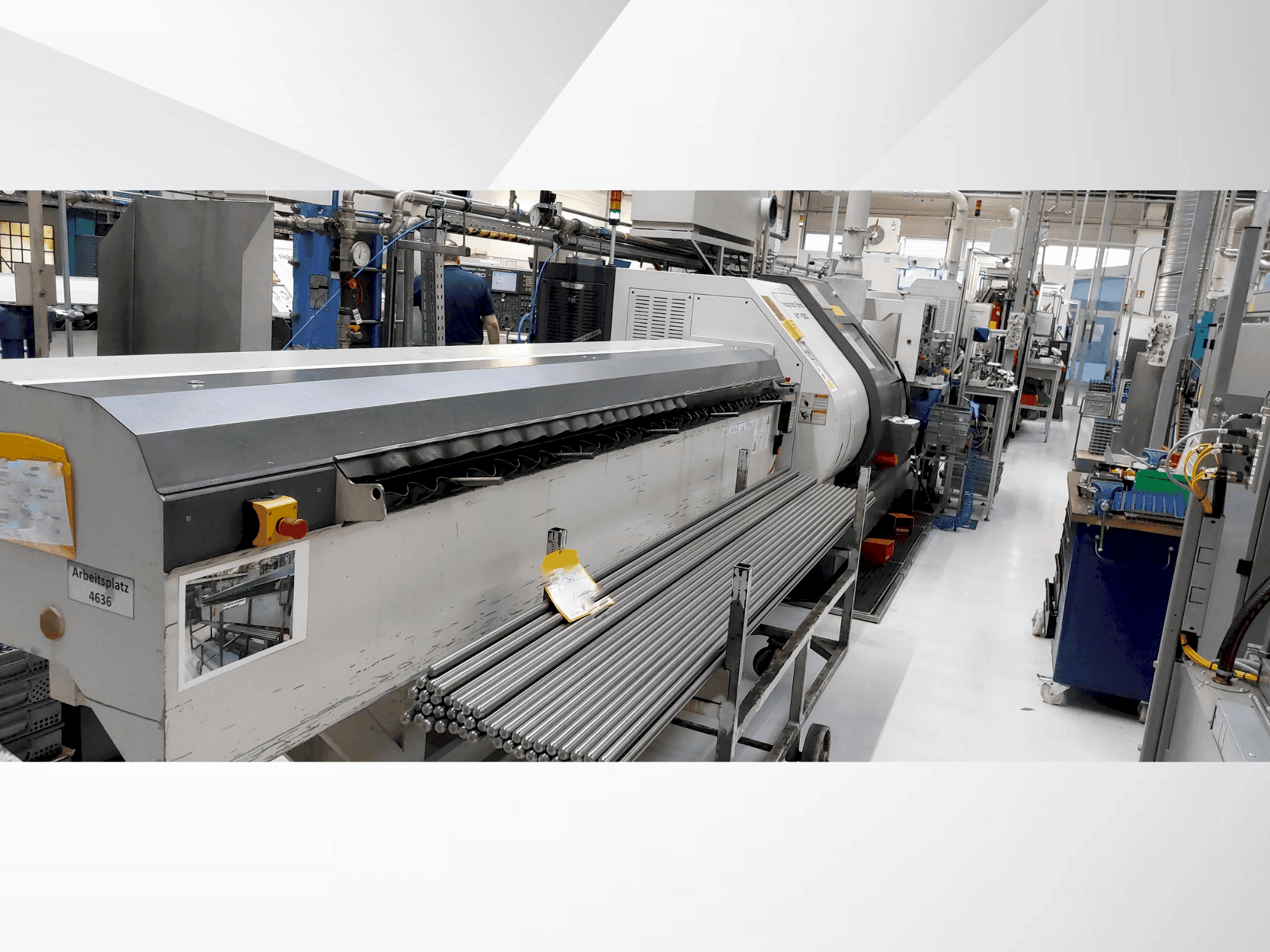 Vooraanzicht van NAKAMURA WT-150 machine