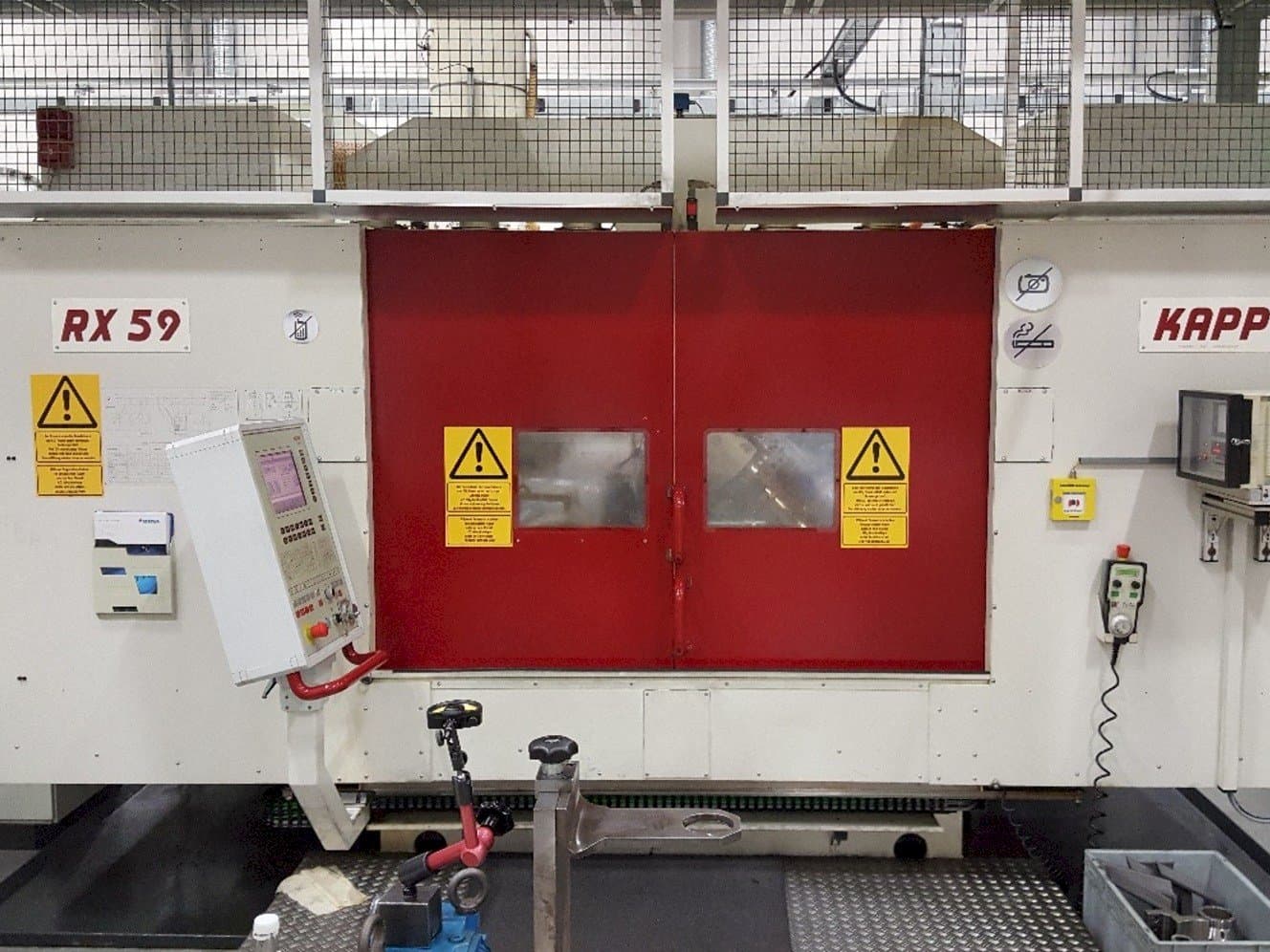 Vooraanzicht van Kapp RX59 machine