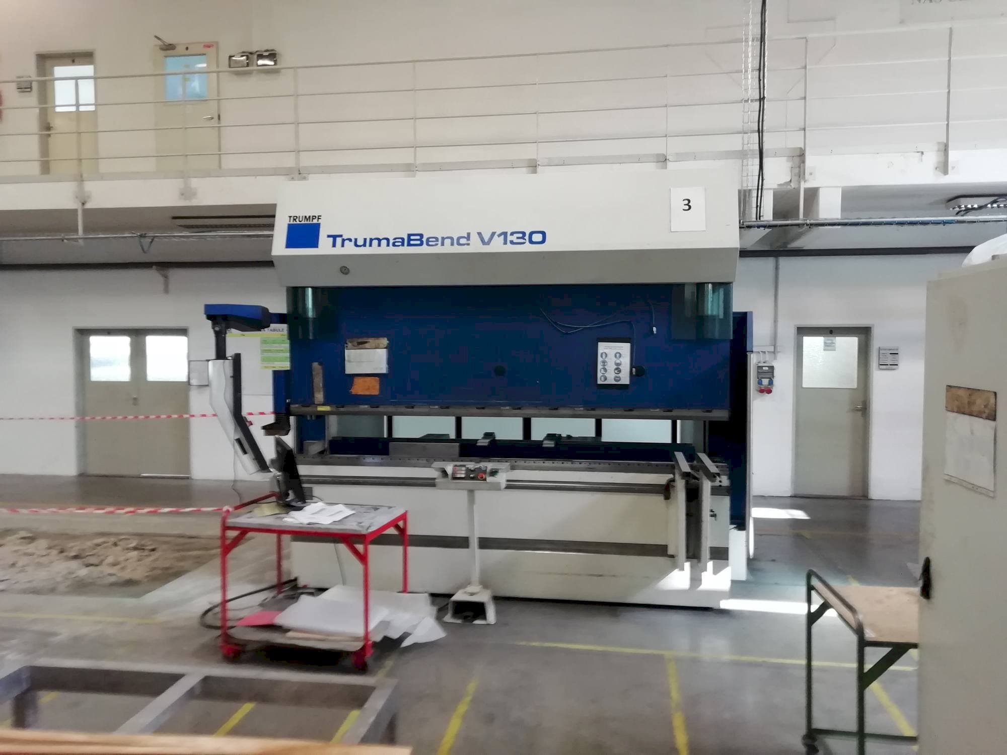 Vooraanzicht van Trumpf TrumaBend V130 machine