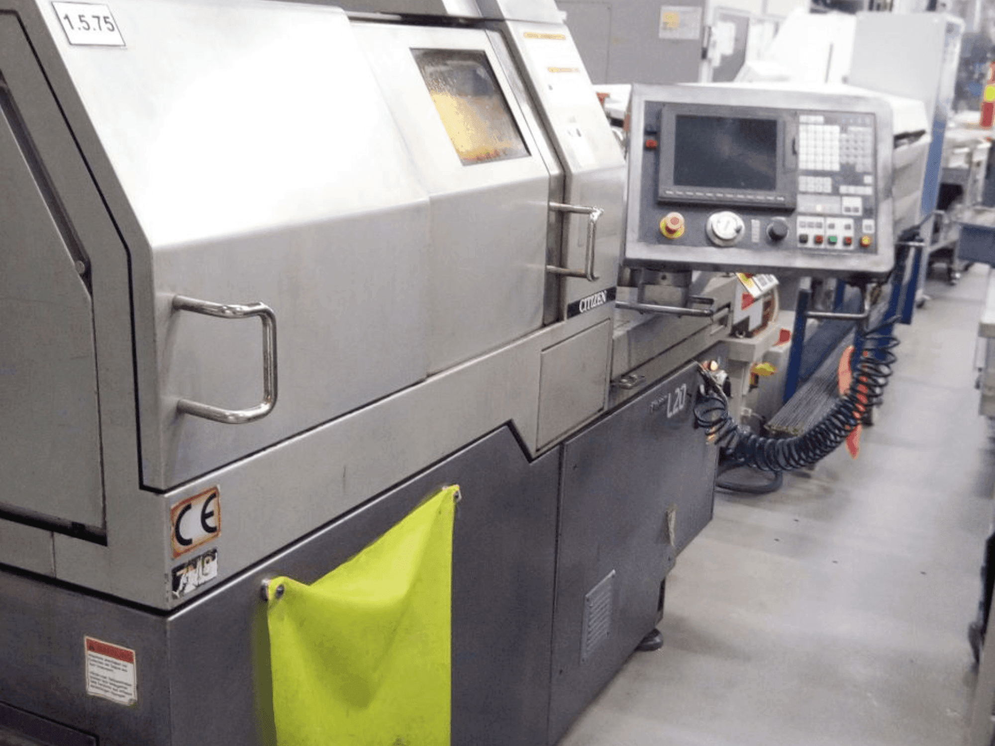 Vooraanzicht van Citizen L720-Vlll machine