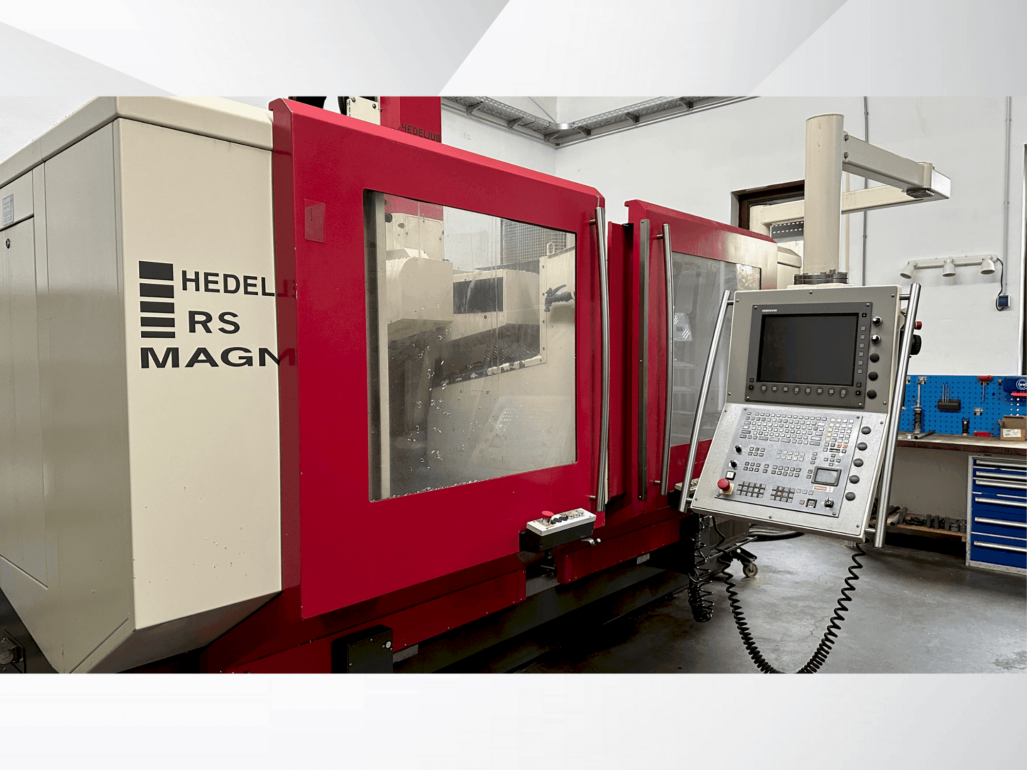 Vooraanzicht  van HEDELIUS RS60KM-2000  machine