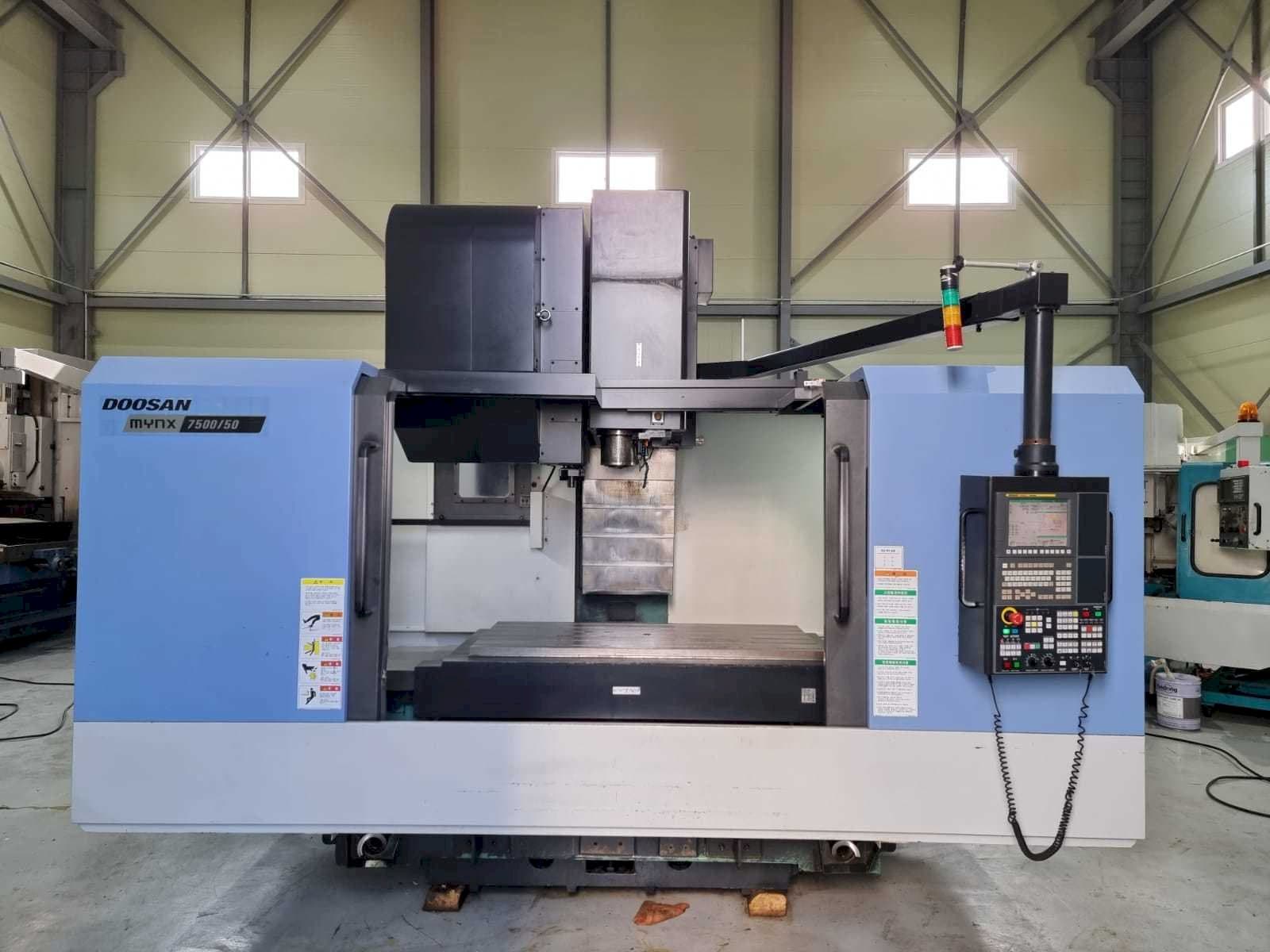 Vooraanzicht van Doosan Mynx 7500/50 machine