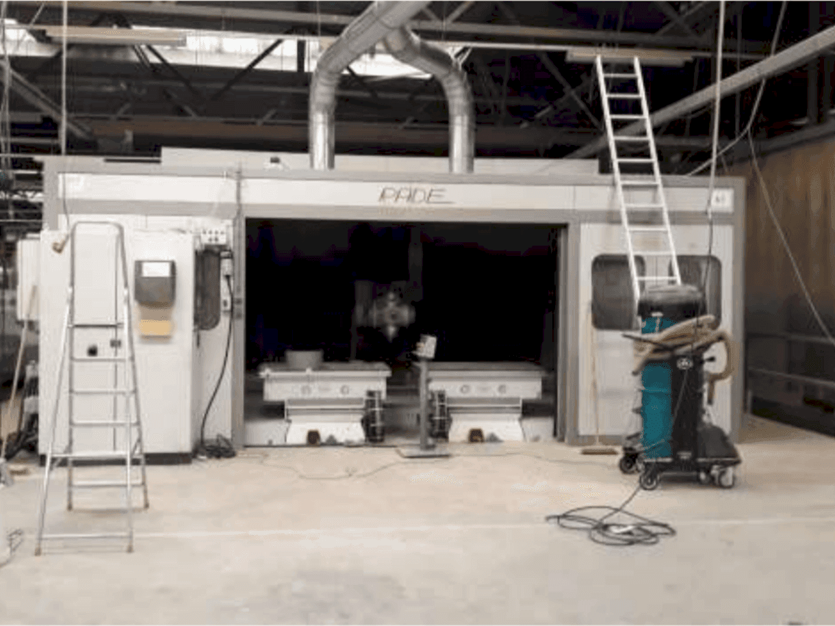 Vooraanzicht van PADE UNI 5 concept machine