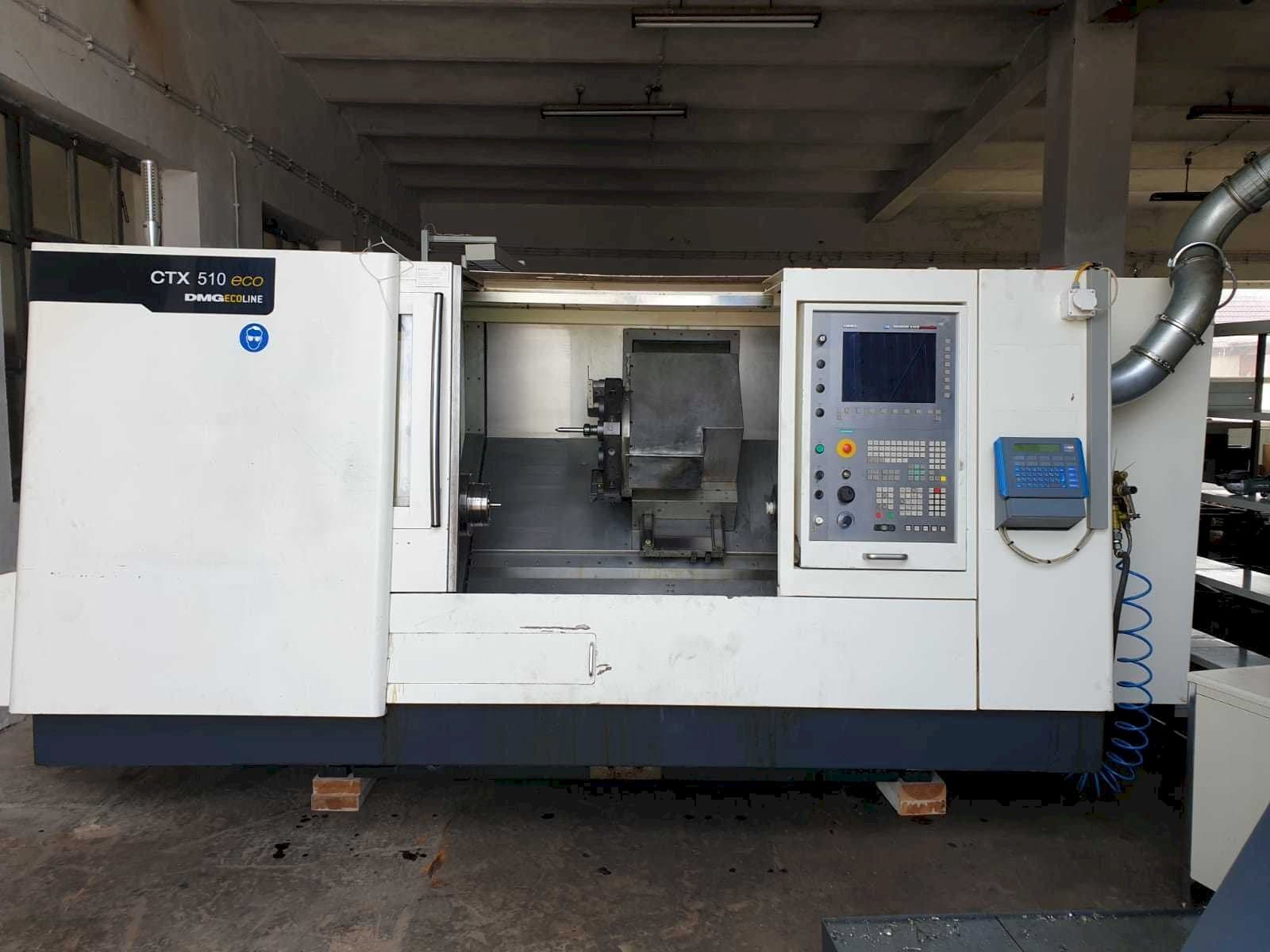Vooraanzicht van DMG MORI CTX510 eco V3 machine