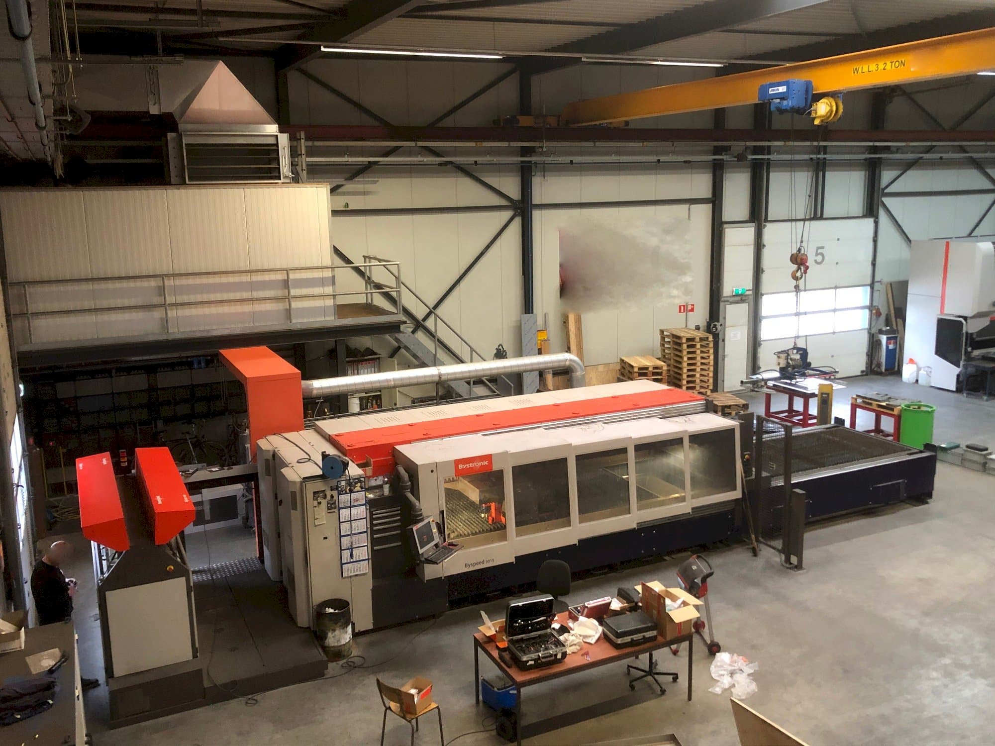 Vooraanzicht  van Bystronic Byspeed 3015  machine