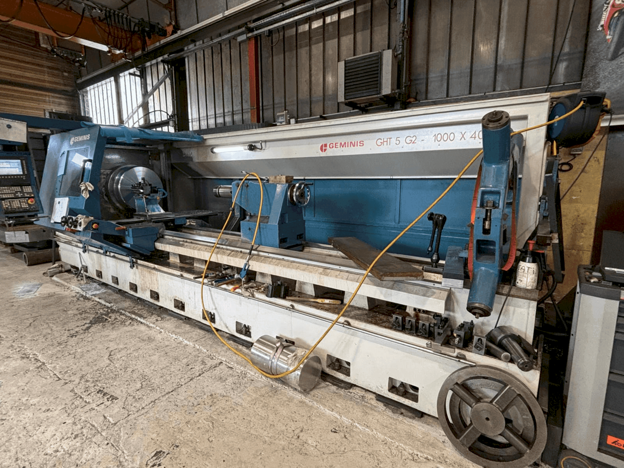Vooraanzicht van Geminis GHT5 G2-1000x4000 machine