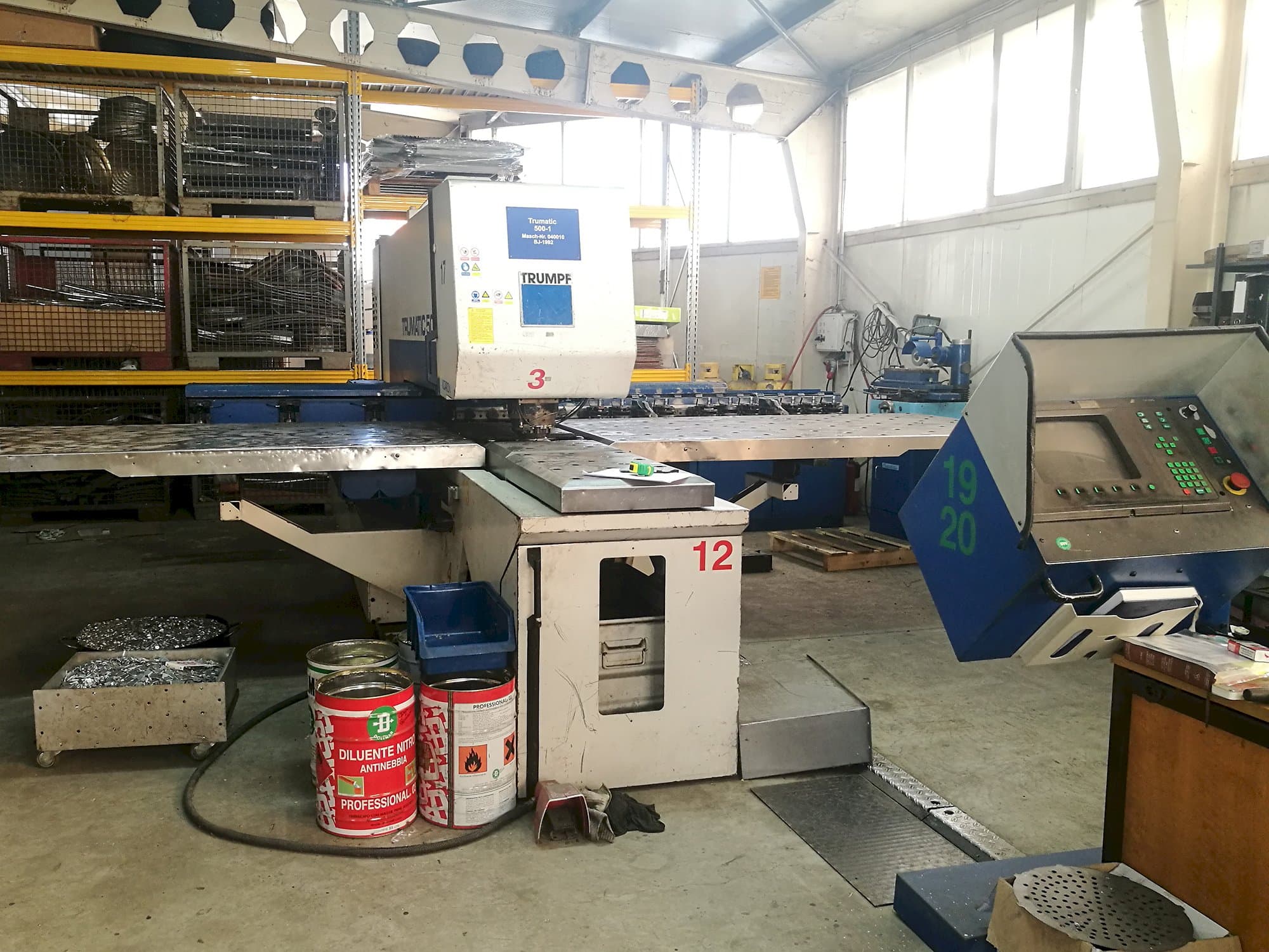 Vooraanzicht van Trumpf Trumatic 500 machine