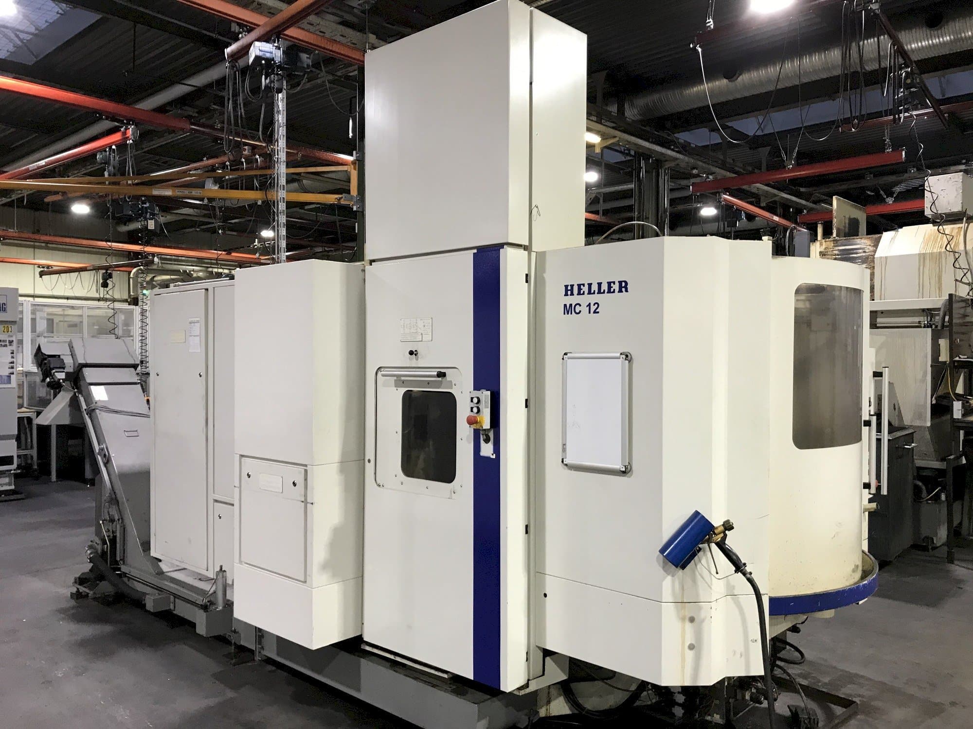 Vooraanzicht  van HELLER MC 12  machine