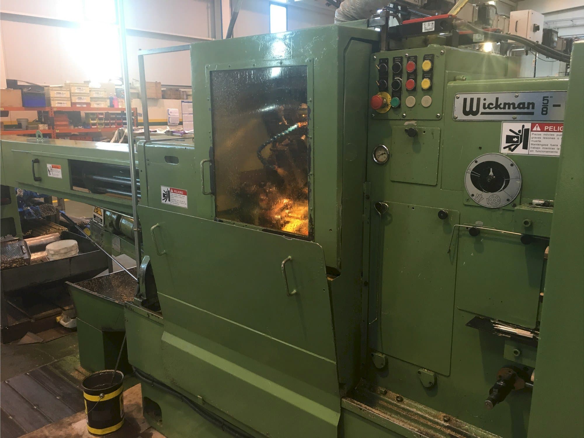 Vooraanzicht van Wickman 5/8-6 machine