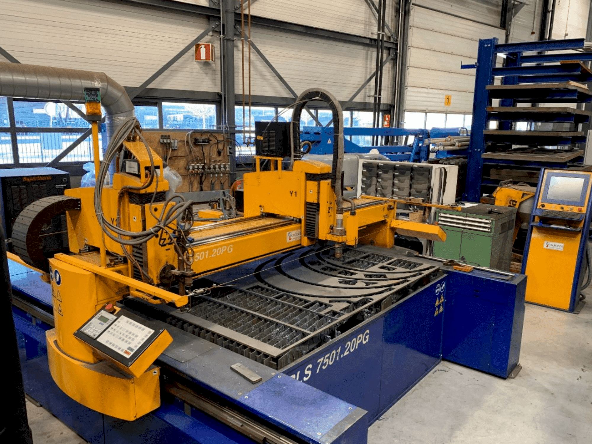 Vooraanzicht van MicroStep PLS7501.20PG machine