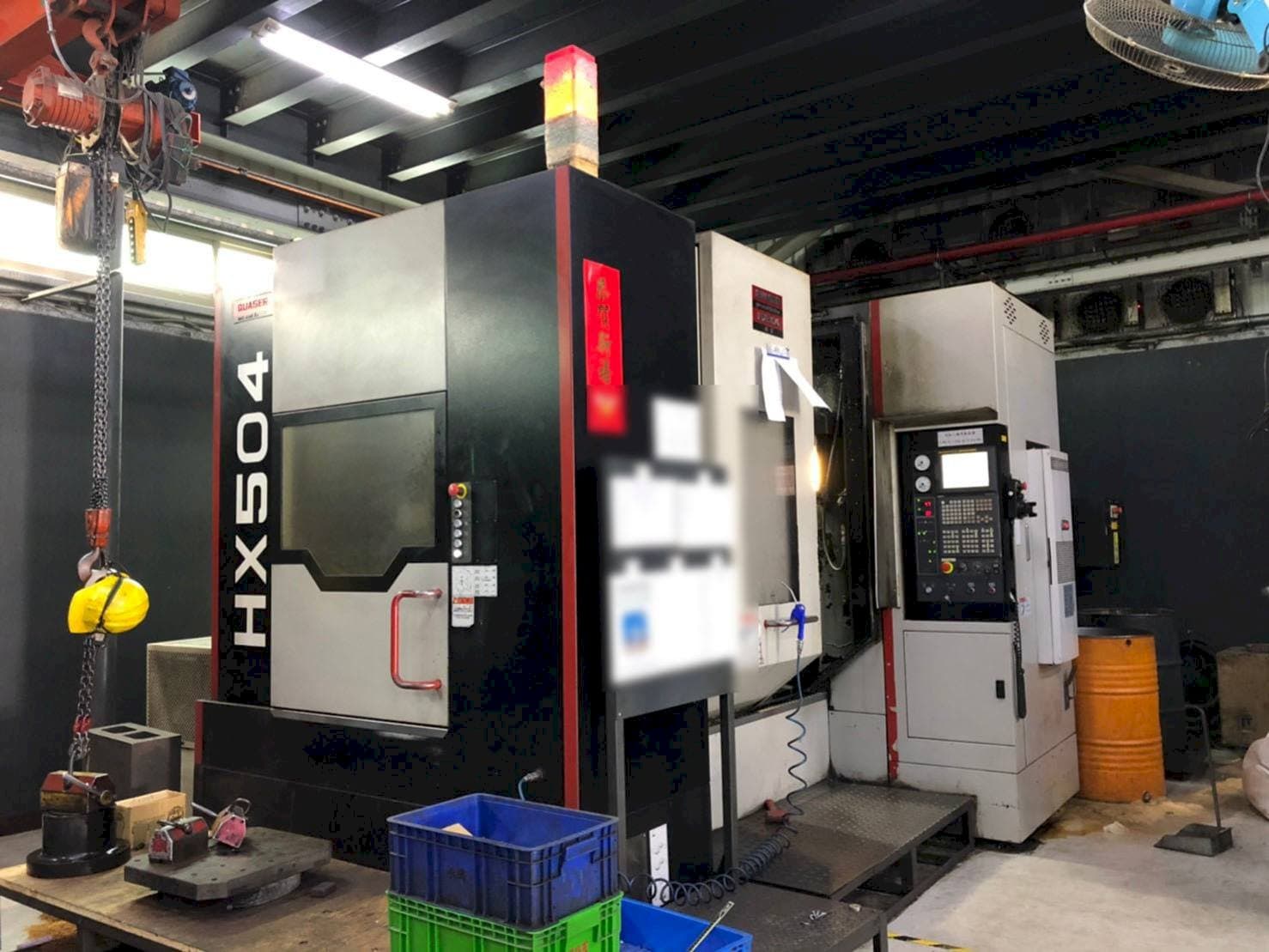 Vooraanzicht van Quaser HX504II BP machine