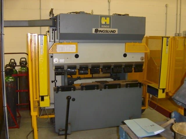 Vooraanzicht van HACO PPM 1640 machine