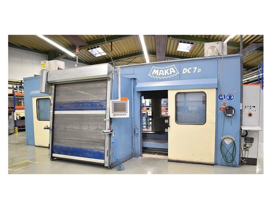 Vooraanzicht van MAKA DC 7 D machine