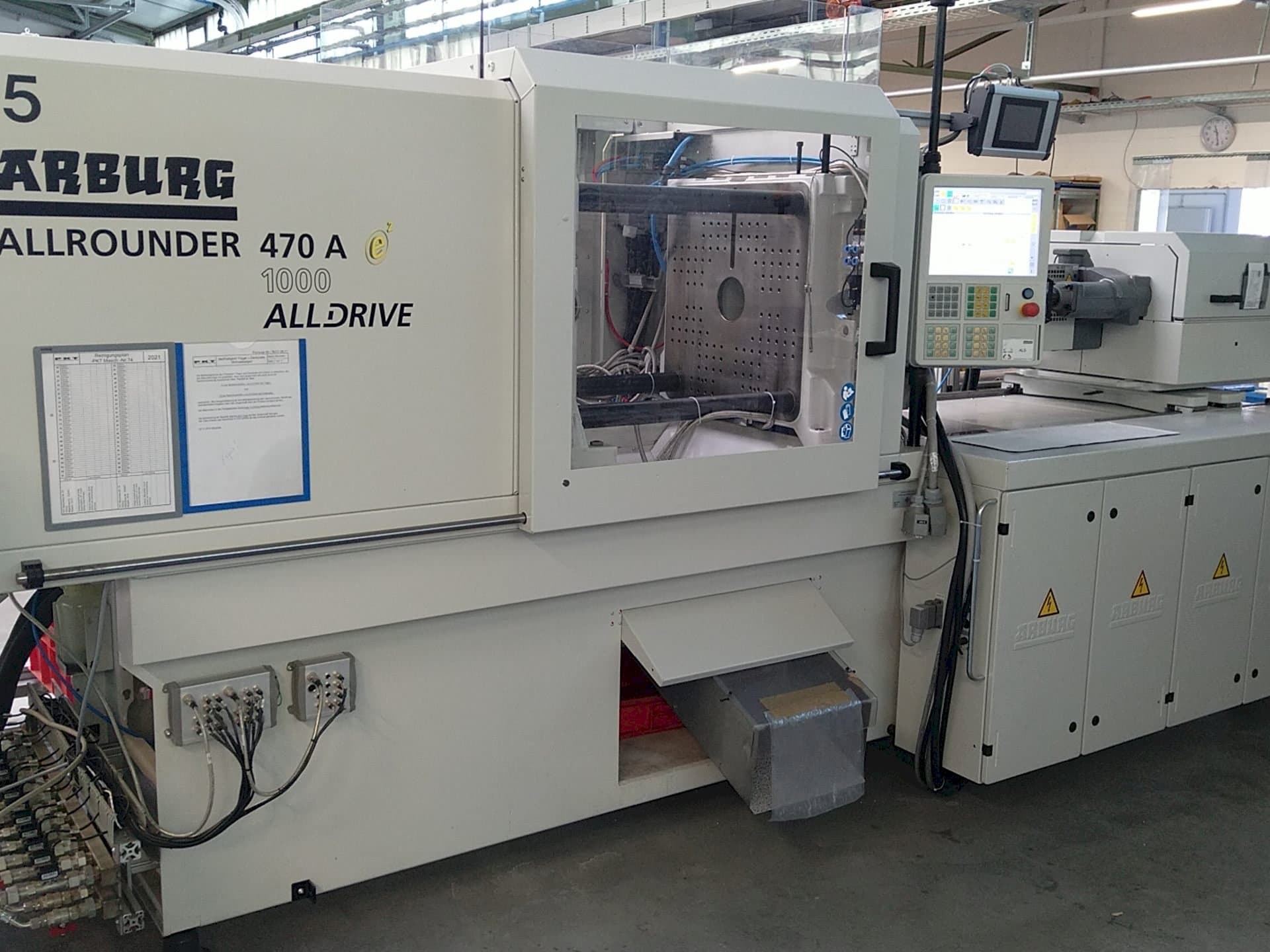 Vooraanzicht  van Arburg Allrounder 470 A 1000-400  machine