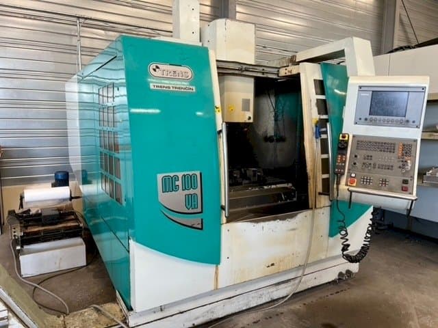 Linkerzijdeaanzicht van TRENS MC100VA machine