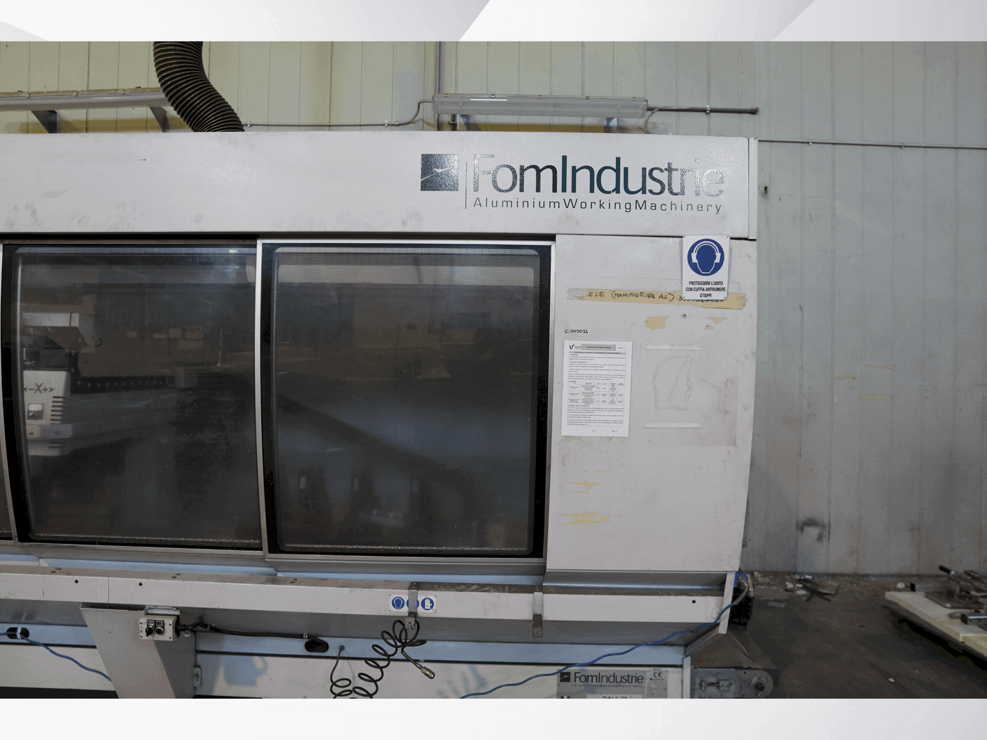 Vooraanzicht van FomIndustrie DALI 70 machine