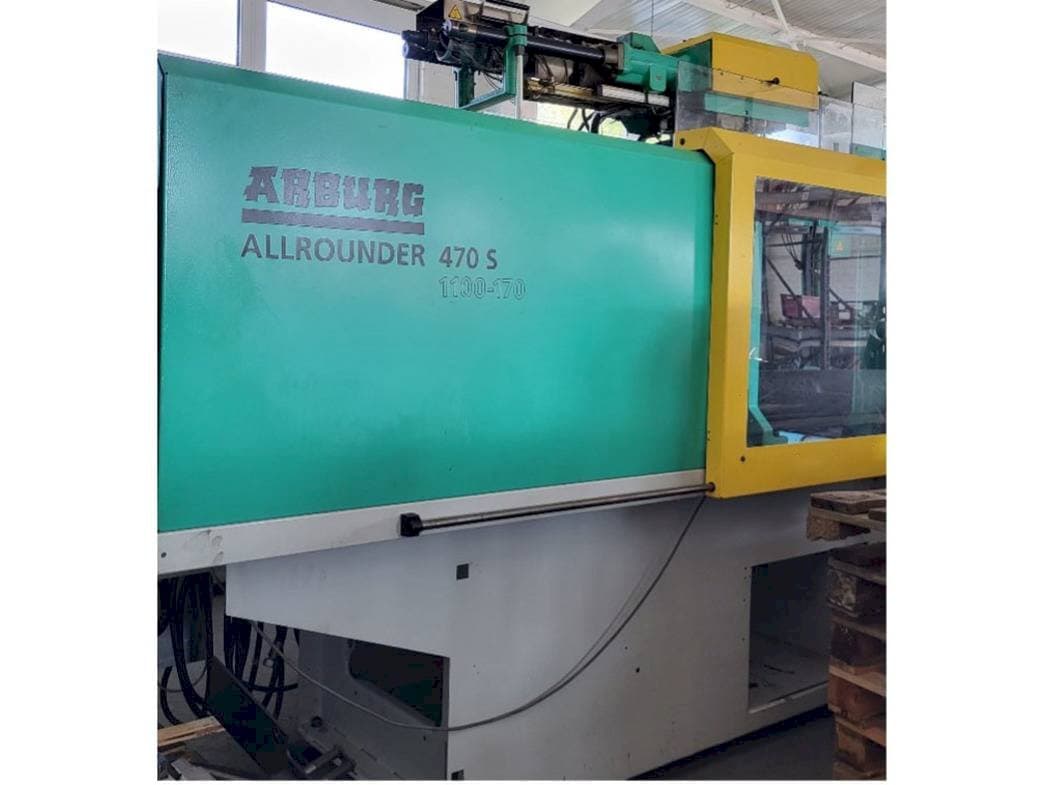 Vooraanzicht van Arburg Allrounder 470S 1100 - 170/170 machine